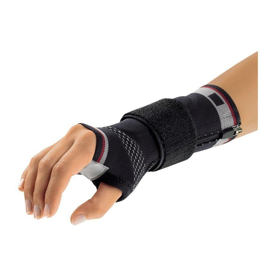 bort medical select ManuZip volar Gebrauchsanweisung