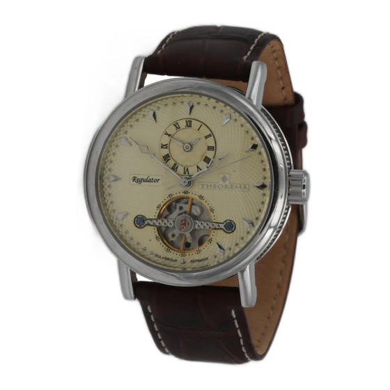 THEOREMA REGULATOR Bedienungsanleitung