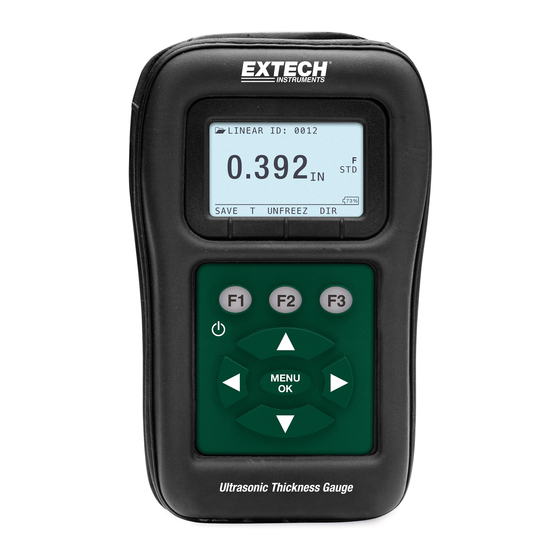 Extech Instruments TKG100 Bedienungsanleitung