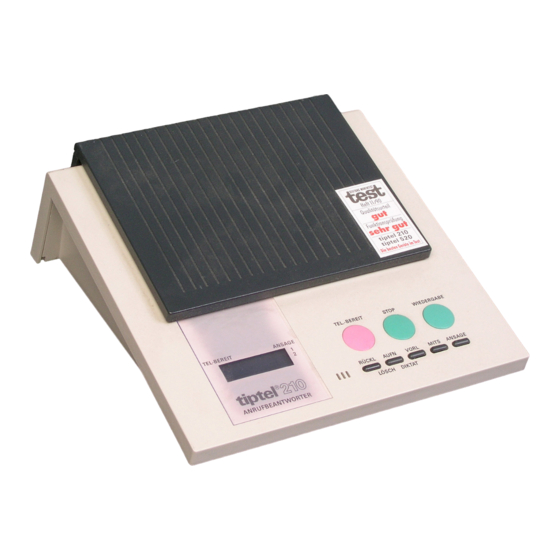TIPTEL 520 Bedienungsanleitung