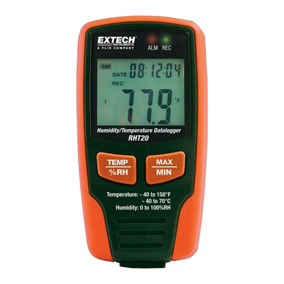 Extech Instruments RHT20 Benutzerhandbuch