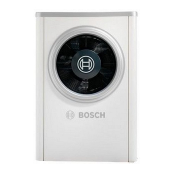 Bosch Compress 7000 AW AWE Handbücher