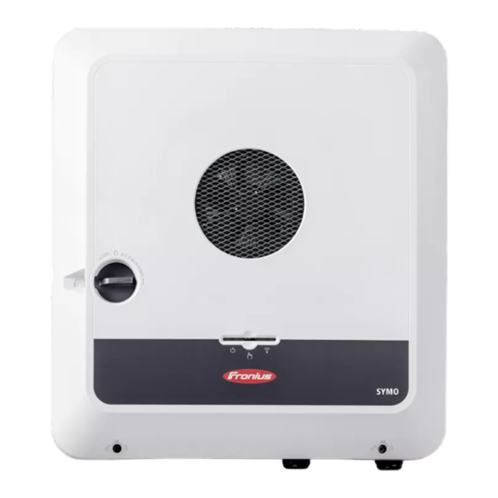 Fronius Symo GEN24 3.0 Bedienungsanleitung