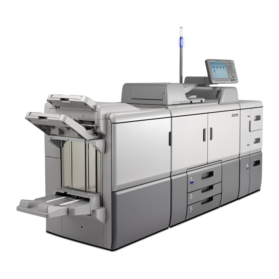 Ricoh pro 8200s Bedienungsanleitung