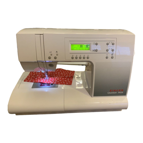 Singer 9920 Bedienungsanleitung