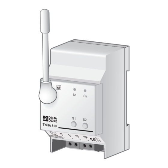 DELTA DORE T YXIA 810 Installationsanleitung
