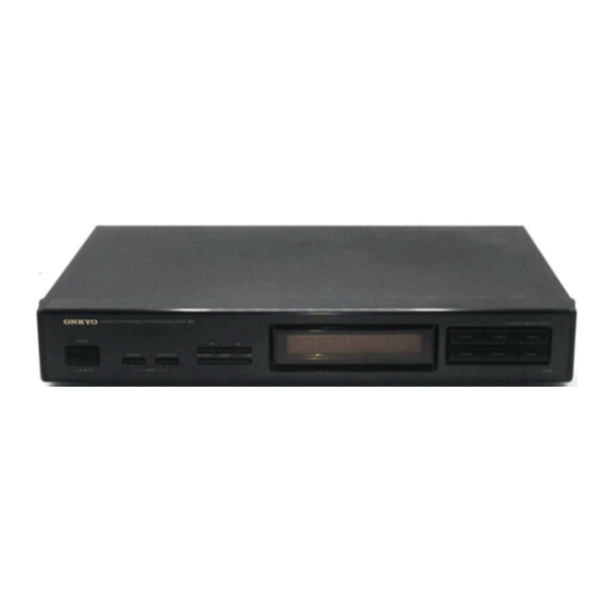 Onkyo T-403 Bedienungsanleitung