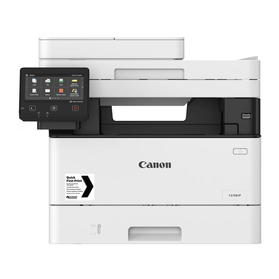 Canon 1238iF II Installationsanleitung