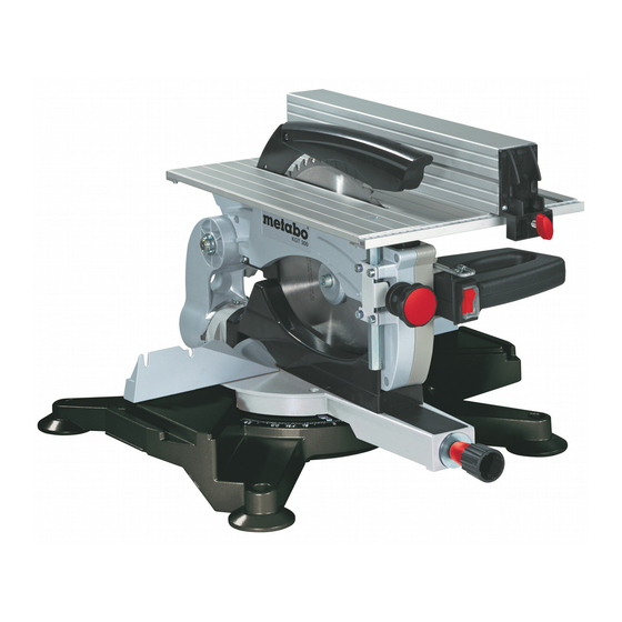 Metabo KGT 300 Originalbetriebsanleitung