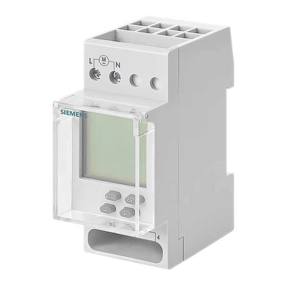 Siemens 7LF4 511-0 Betriebsanleitung