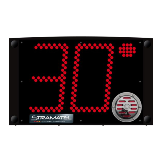 Stramatel Wasserball SC30 BATTERIE AUTONOM Technische Daten Und Bedienungsanleitung