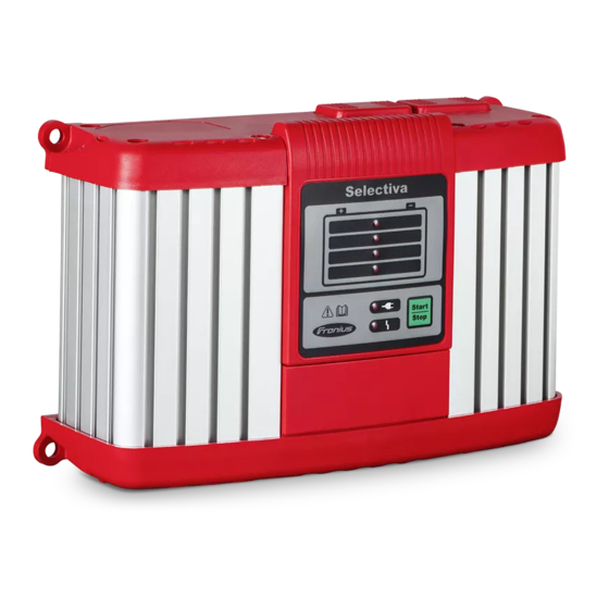 Fronius Selectiva1020E Bedienungsanleitung