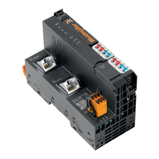 Weidmuller UC20-SL2000-EC-CAN Handbuch