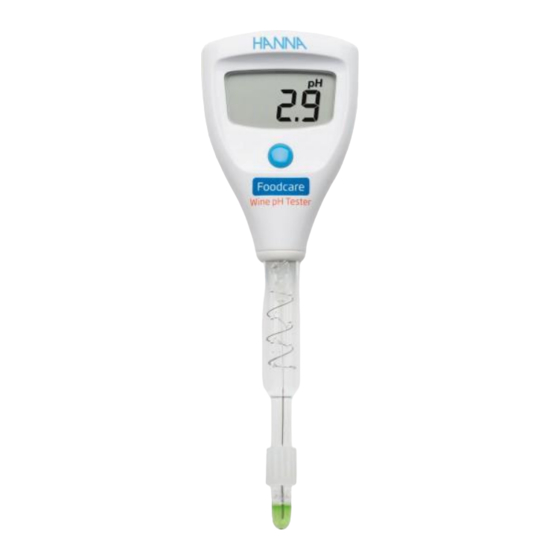 Hanna Instruments HI981033 Handbuch
