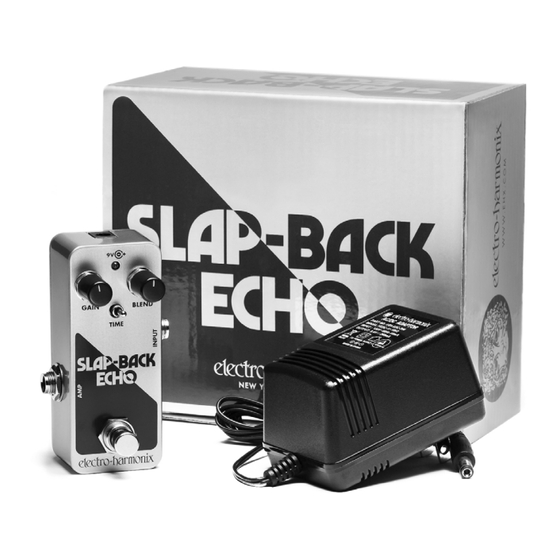 Electro-Harmonix SLAP-BACK ECHO Kurzanleitung