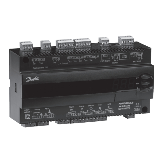 Danfoss AK-CC 550B Handbuch