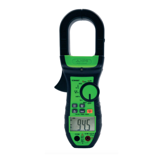 KPS DCM4000T Handbuch