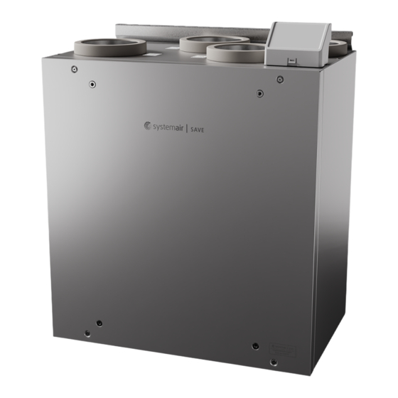 SystemAir SAVE VTR 150/B Bedienungsanleitung