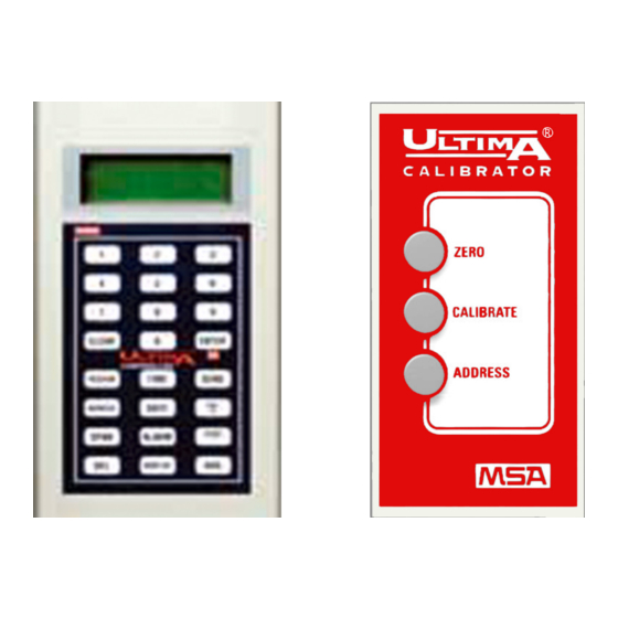 MSA ULTIMA Series Schnellstartanleitung