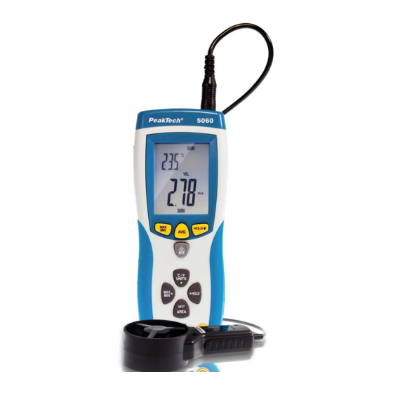 PeakTech 5060 Bedienungsanleitung