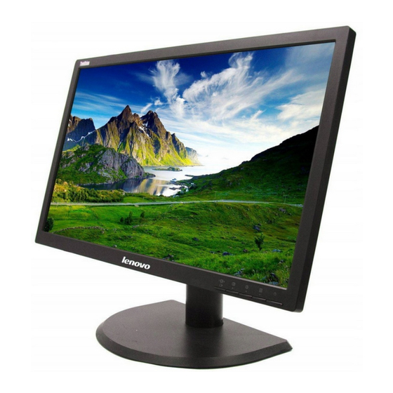 Lenovo ThinkVision LT2223pwC Bedlenungsanleitung