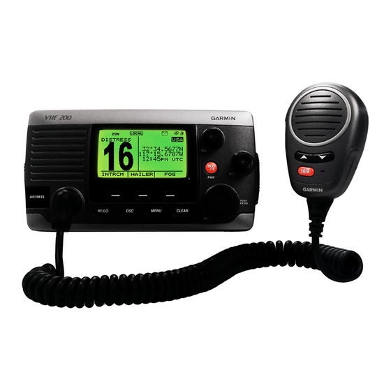 Garmin VHF 100 Benutzerhandbuch