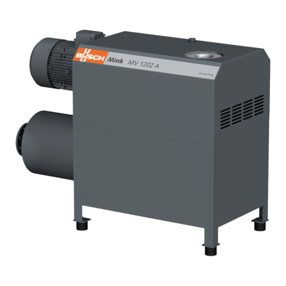 Busch MINK MV 1202 A Betriebsanleitung