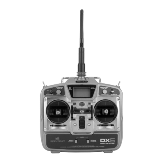 Spektrum DX6 Anleitung