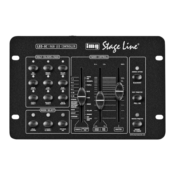 IMG STAGE LINE LED-8C Bedienungsanleitung