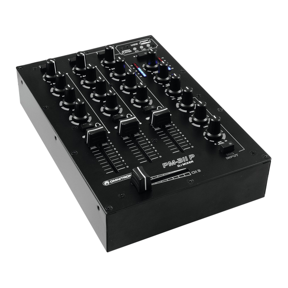 Omnitronic PM-311P Bedienungsanleitung