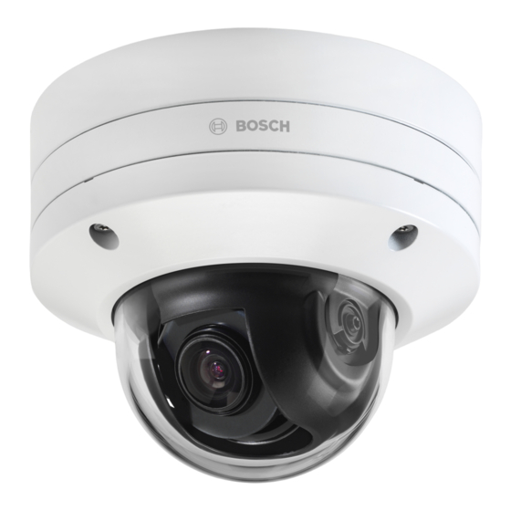 Bosch FLEXIDOME IP starlight 8000i Handbuch