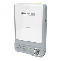 Buderus MX400 Installationsanleitung Für Die Fachkraft