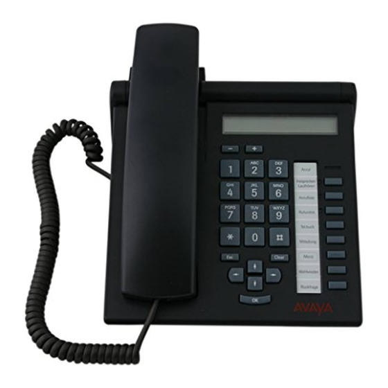 Avaya T3 IP Compact Benutzerhandbuch