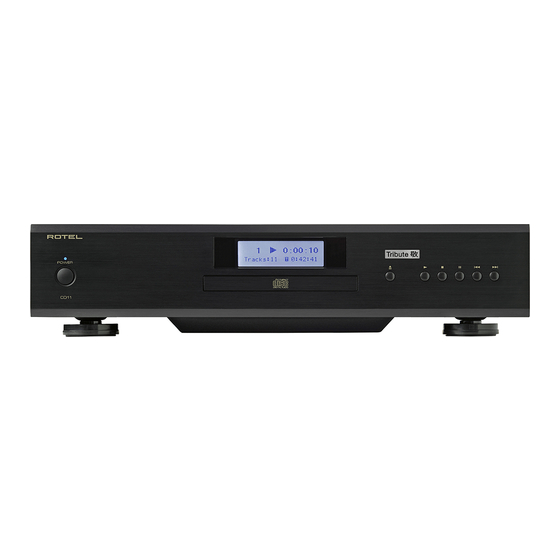 Rotel CD11 Bedienungsanleitung