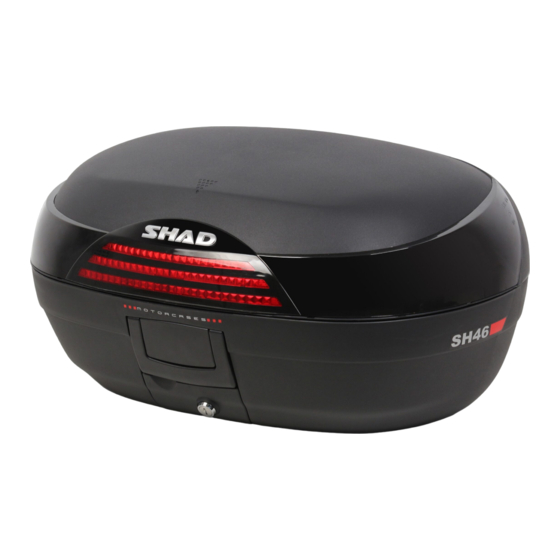 Shad Top Case SH45 Bedienungsanweisung