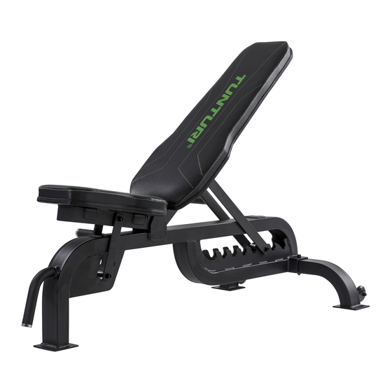 Tunturi UB90 Pro Utility Bench Benutzerhandbuch
