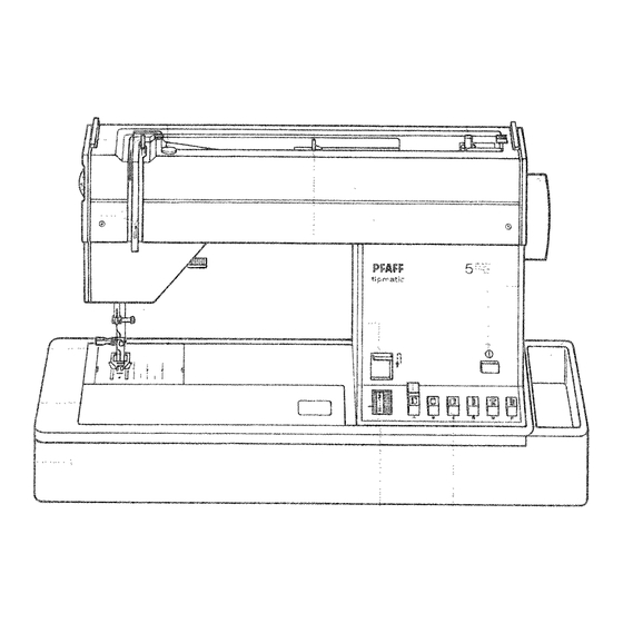 Pfaff Tipmatic 1115 Bedienungsanleitung