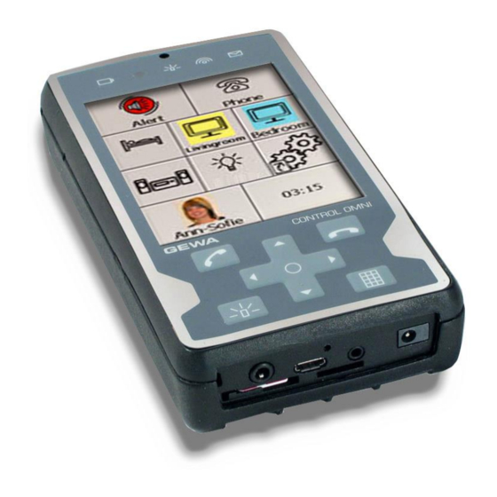 Gewa Control Omni Benutzerhandbuch