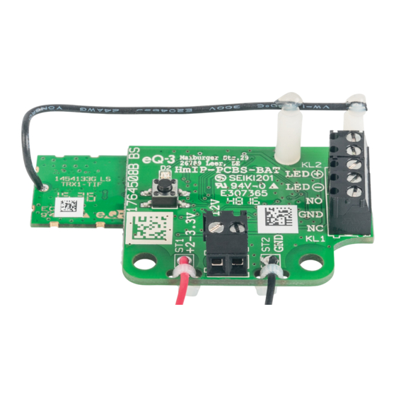 HomeMatic HmIP-PCBS-BAT Bedienungsanleitung