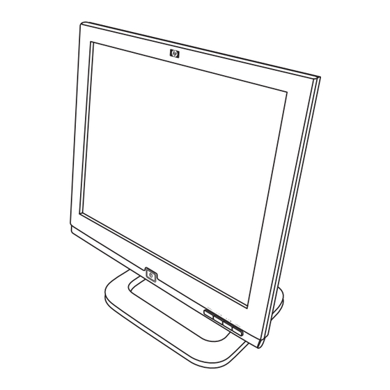 HP pavilion f1703 Benutzerhandbuch