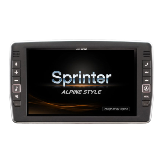 Alpine X903D Serie Installation