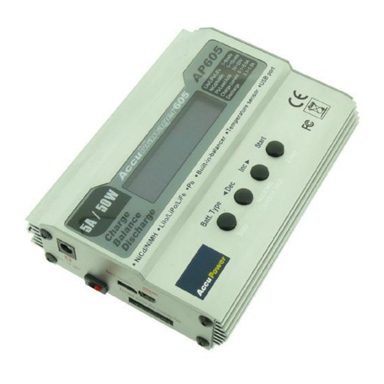 AccuPower AccuManager605 Bedienungsanleitung