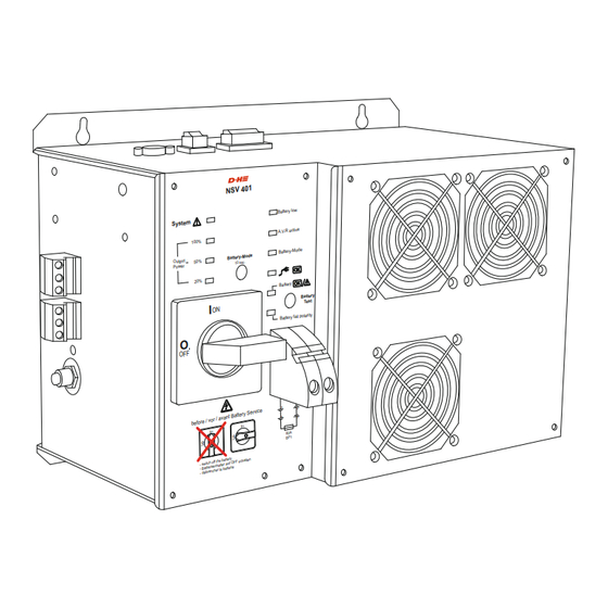 D+H NSV 401 Originalbetriebsanleitung