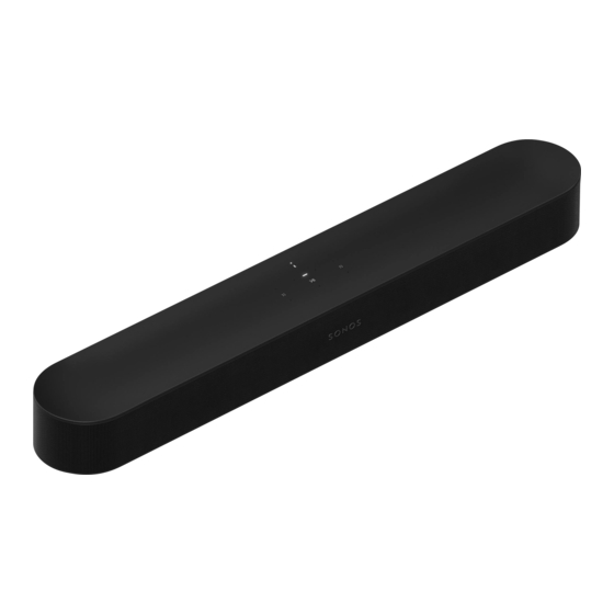 Sonos Beam Bedienungsanleitung