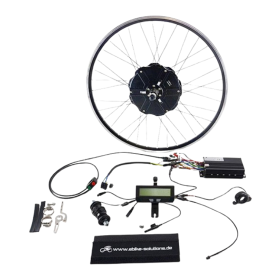 electric bike solutions EBS Speed PLUS Umbauanleitung