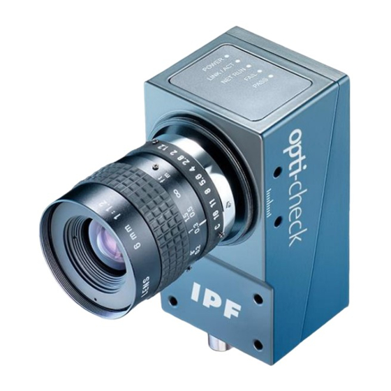 ipf electronic opti-check Kurzanleitung