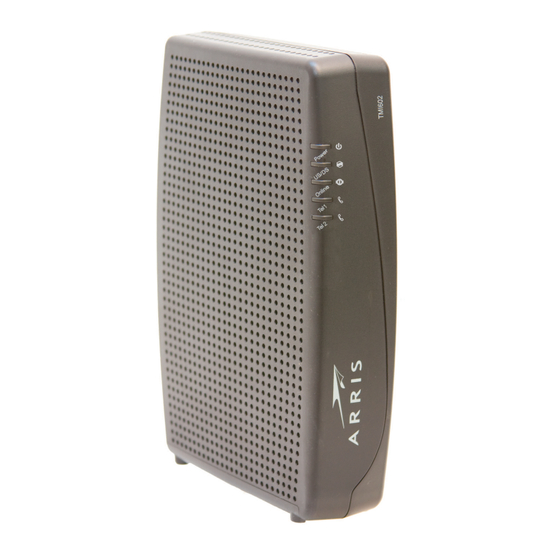 Arris Touchstone TM1602A Schnellinstallation