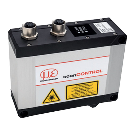 MICRO-EPSILON scanCONTROL 30 Serie Betriebsanleitung