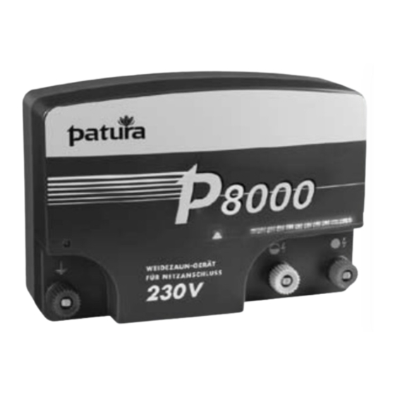 patura P5500 Bedienungsanleitung