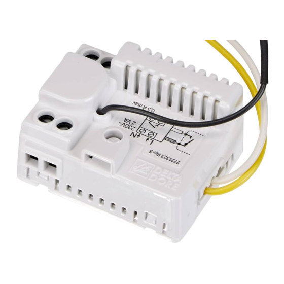 DELTA DORE TYXIA 4600 Kurzanleitung